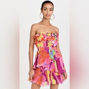 AMUR Massie Strapless Mini Dress